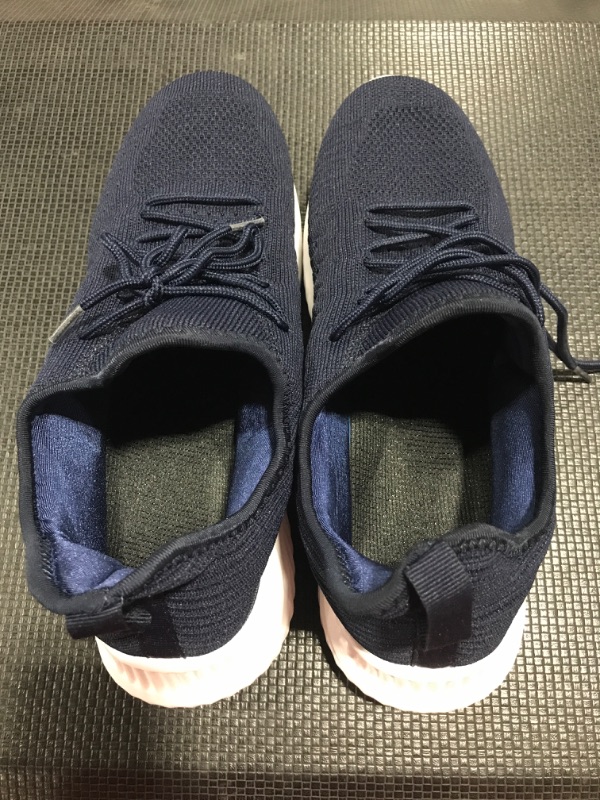 Photo 1 of Feethit Mens Slip On Walking Shoes Lightweight Breathable Non Slip Running Shoes Comfortable Fashion Sneakers for Men 9.5 Blue