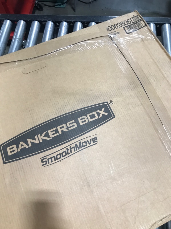 Photo 4 of Bankers Box SmoothMove Prime Moving Boxes, Medium, 8-Pack, (0062801) & SmoothMove Prime Moving Boxes, Tape-Free, FastFold Easy Assembly, Handles, Reusable, Small, 12 x 12 x 6 Inches, 10 Pack (0062701)