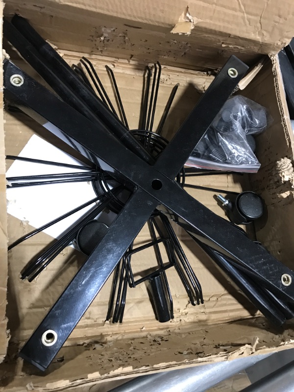 Photo 1 of Exttlliy Retail Display Stand Store Display Rack 5 Tier Metal Spinning Display Stand Rack with Wheels Keychain Display Rack with Hooks Jewelry Socking Hat Display Stand for Malls, Showroom, Retail Store