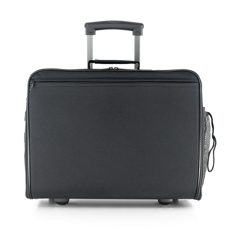 Photo 1 of 17.5" Foldable Laptop Carry-on Briefcase On Wheels, Under the Seat Personal Item Suitcase Compliant with Spirit, Frontier, American, Delta, Southwest and More. 18x14x8 inches (45x36x20 cm)
