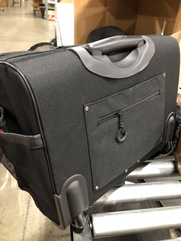 Photo 3 of 17.5" Foldable Laptop Carry-on Briefcase On Wheels, Under the Seat Personal Item Suitcase Compliant with Spirit, Frontier, American, Delta, Southwest and More. 18x14x8 inches (45x36x20 cm)
