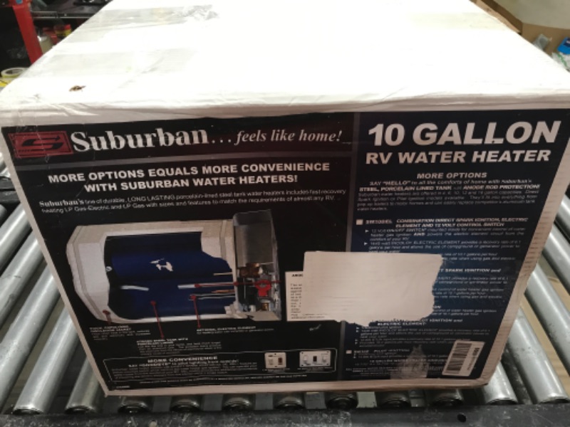 Photo 1 of 10 Gallon Suburban Advantage Tank Water Heater with Direct Spark Ignition
