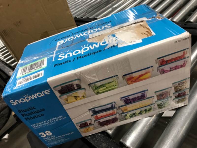 Photo 3 of Snapware BPA-Free Plastic Storage Container Set - 38 pcs