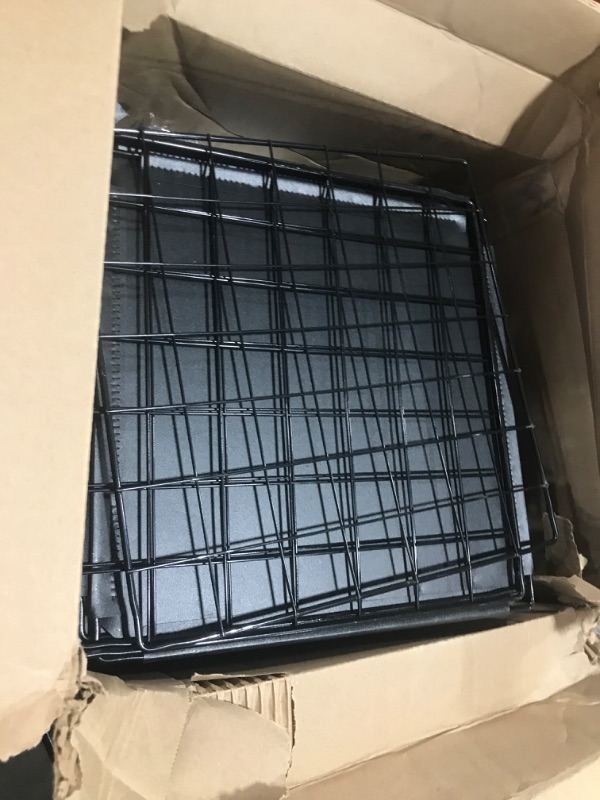 View 2 of HUBSON Wire Cube Storage Organizer, 25-Cube Metal Grids Storage Shelf, Closet Cabinet, DIY Plastic Cube Bookcase Modular Closet Cabinet for Bedroom, Living Room, Office, Black Black Plus Iron 25 Cubes