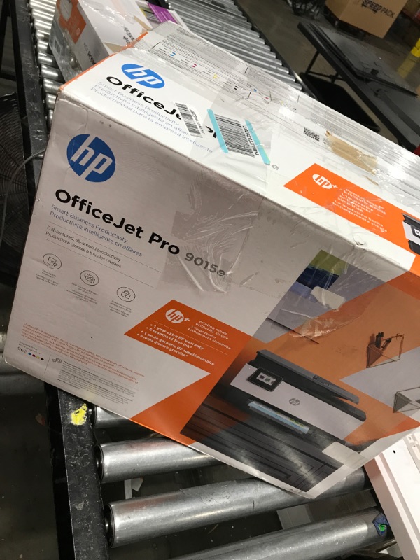 Photo 4 of HP OfficeJet Pro 9015e Wireless Color All-in-One Printer with bonus 6 months Instant ink with HP+ (1G5L3A),Gray