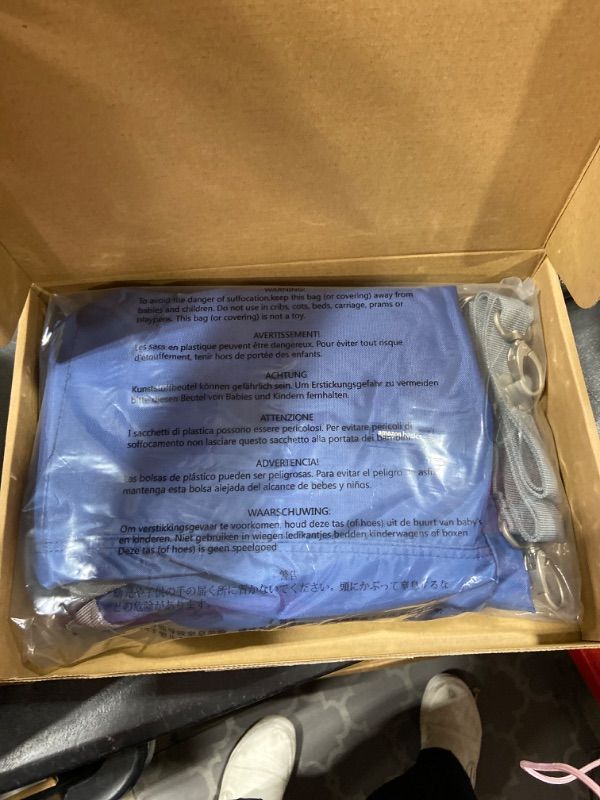 Photo 1 of Amazon Basics Large Nylon Duffel Bag Navy Blue Large Duffel Bag