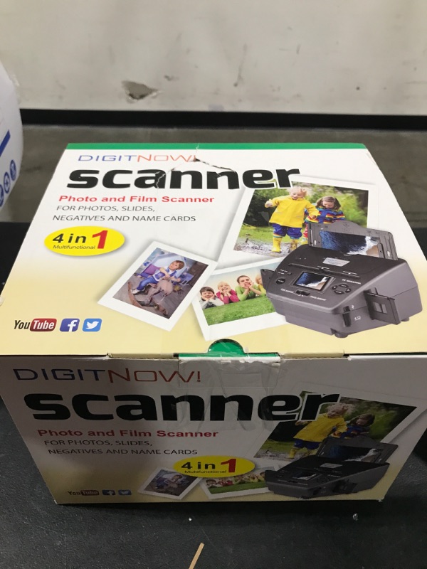 Photo 1 of DIGITNOW Film & Photo Scanner,4-in-1 Film Scanner, with 2.4" LCD Screen Converts 35mm/135 Slides & Negatives Film, Photo, Business Card for Saving to 16MP Digital Images,8GB Memory Card Included
