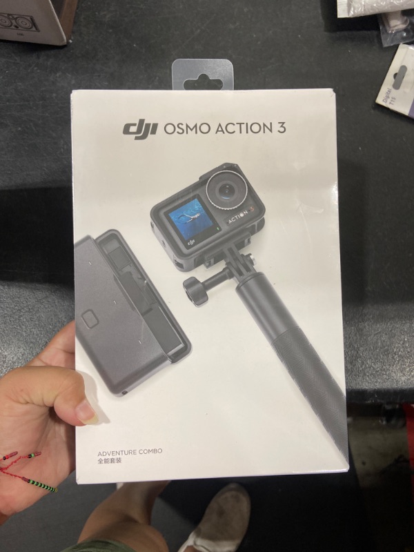 Photo 2 of DJI Osmo Action 3 Adventure Combo, Waterproof Action Camera with 4K HDR, 10-Bit Color Depth, HorizonSteady, Cold Resistant & Long-Lasting, Extension Rod, Vlogging Camera for YouTube Adventure Combo Single