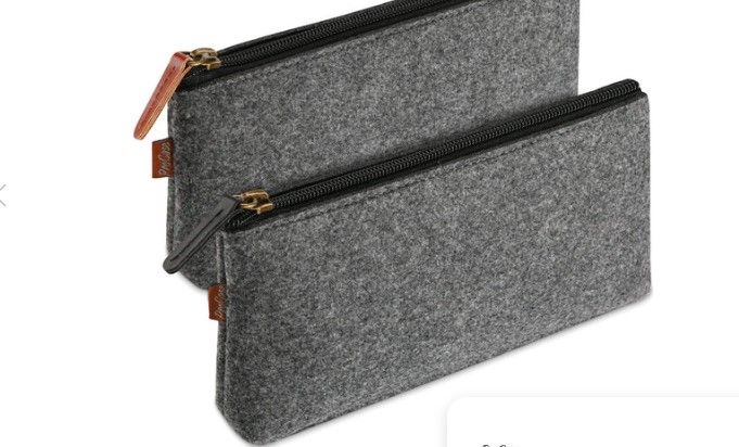 Photo 1 of (2 Pack) Felt Pencil Bag | ProCase