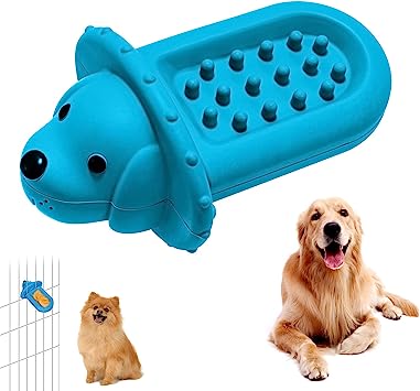 Photo 1 of |Crate Training Aids for Puppies?Dog Peanut Butter Toy for Crate Training to Relieve Dog Anxiety?Suitable for Large, Medium and Small Dogs.(Blue)