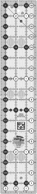 Photo 1 of Creative Grids Quilt Ruler 3-1/2in x 18-1/2in - CGR318
