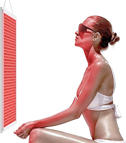 Photo 1 of Allisable Red Light Therapy Panel, Deep Red 660nm and Near Infrared 850nm Light Combo(646 LEDs)
