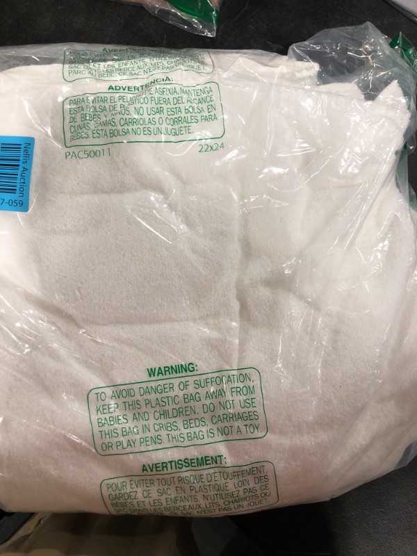 Photo 2 of Amazon Basics Quick-Dry Bath Sheet - 100% Cotton, 1-Pack, White