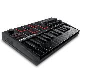 Photo 1 of AKAI Professional MPK Mini MK3-25 Key USB MIDI Keyboard Controller With 8 Backlit Drum Pads (Black) 