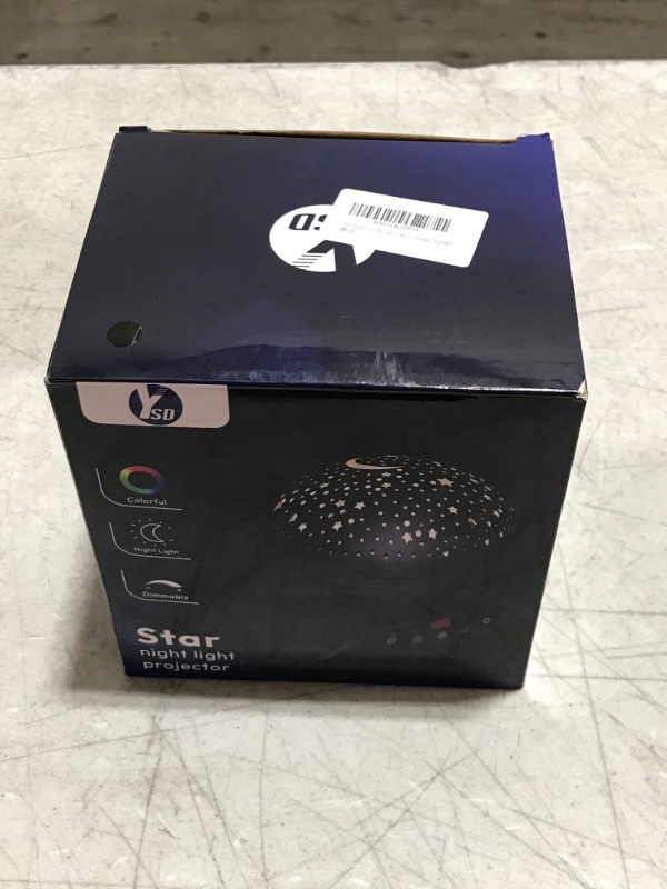 Photo 1 of YSD Night Lighting Lamp, Modern Star Rotating Projection, Romantic Star Projector Lamp for Kids, USB Rechargeable & Remote Control, Gifts for Kids,Bedroom(Upgrade) Black