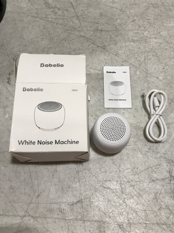 Photo 2 of 
White Noise Machine Babelio Mini Sound Machine for Adults Kids Baby | 15 Non-looping Sounds | Timer | Easy to Pocket and Travel - White