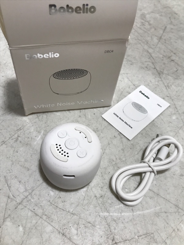 Photo 3 of 
White Noise Machine Babelio Mini Sound Machine for Adults Kids Baby | 15 Non-looping Sounds | Timer | Easy to Pocket and Travel - White