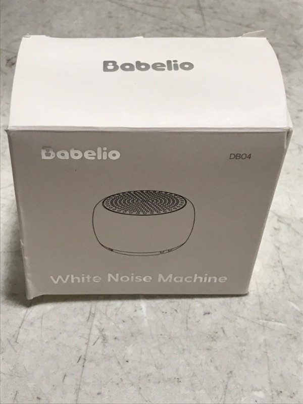 Photo 5 of 
White Noise Machine Babelio Mini Sound Machine for Adults Kids Baby | 15 Non-looping Sounds | Timer | Easy to Pocket and Travel - White