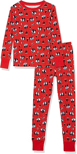 Photo 1 of Amazon Essentials Unisex Babies, Toddlers and Kids' Snug-Fit Cotton Pajama Sleepwear Sets - size xxl 
