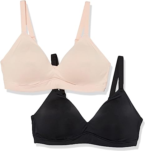 Photo 1 of Amazon Essentials Women's Padded Bralette, Pack of 2 - size 14
