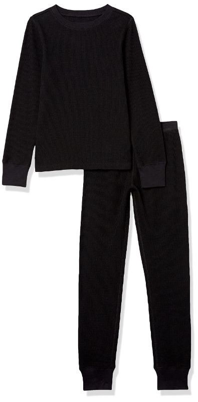 Photo 1 of Amazon Essentials Girls and Toddlers' Thermal Long Underwear Set 4T Black