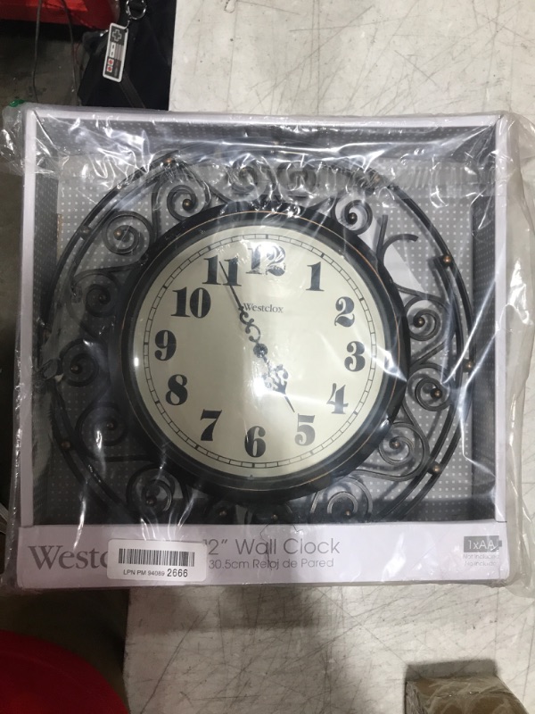 Photo 1 of 12" Wall Clock - Furniture - Wall Decor 