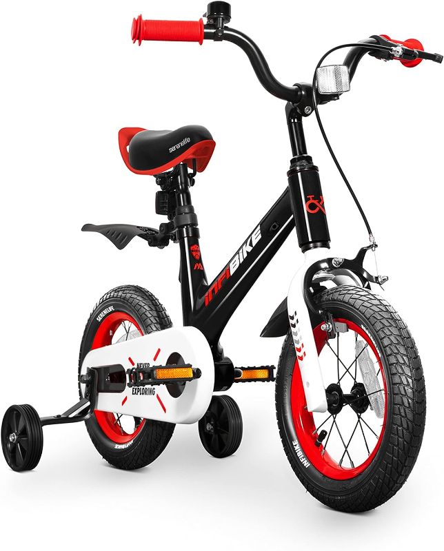 Photo 1 of "NEW" SereneLife Bike-Child-Seats Kids Bike with Training Wheel