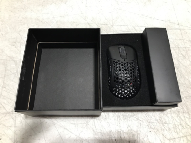 Photo 1 of PWNAGE Ultra Custom Wireless Ergo Gen 2.0 RGB Gaming Mouse - Esports Pro Gamer Flawless Professional PAW3370 Optical Sensor 19,000 DPI -100% PTFE Skates (Wireless Ergo Gen 2.0 Black) Black Wireless Gen 2