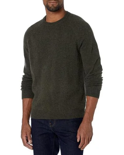 Photo 1 of Goodthreads Men's Lightweight Merino Wool Crewneck Sweater charcoal XXL 