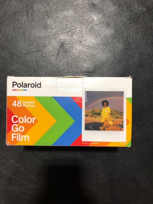 Photo 3 of Polaroid Go Color Film - 48 Photos - 3 Double Packs Bulk Film (6212) White Frame 48 Photos