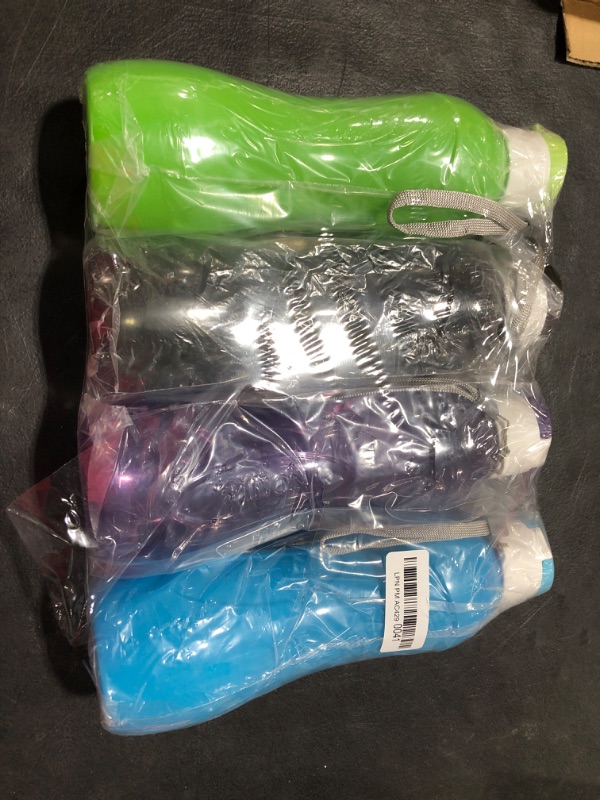 Photo 1 of 4 PACK WATER BOTTLES MULTICOLOR 