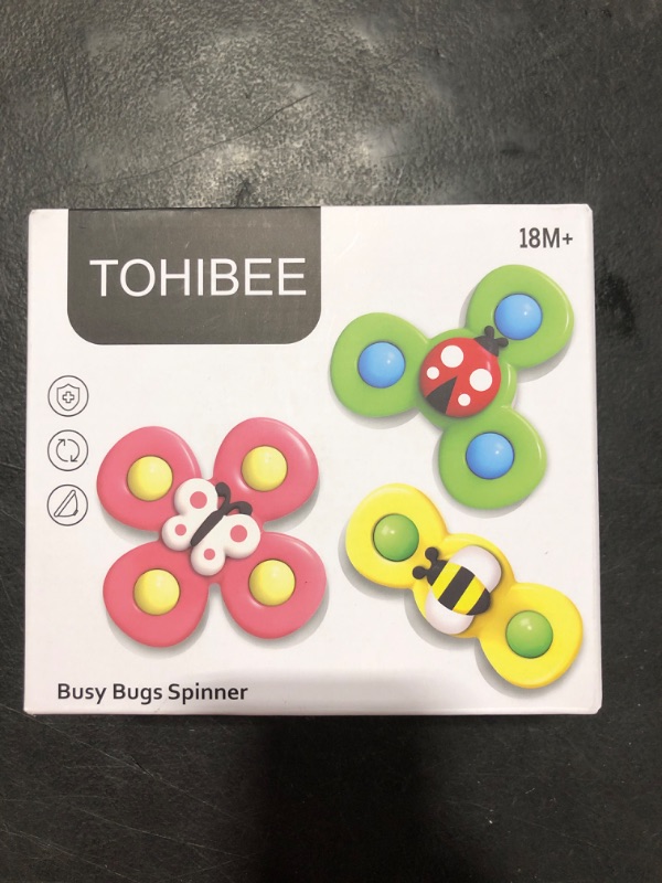 Photo 1 of 3PCS Suction Cup Spinner Toys