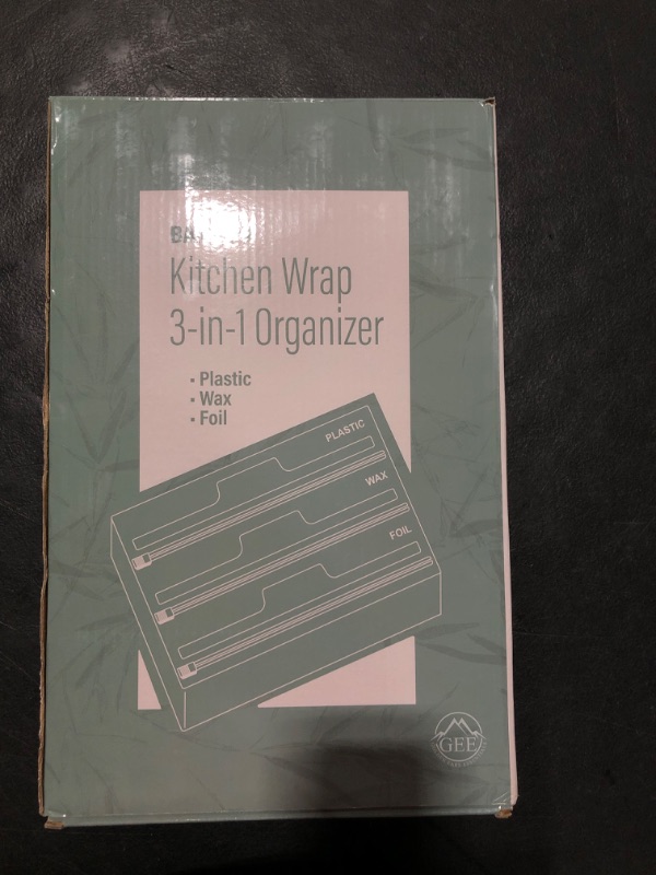 Photo 3 of 3-in-1 Bamboo Foil and Plastic Wrap Dispenser