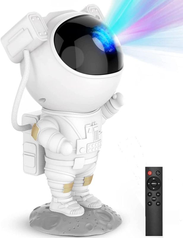 Photo 1 of NICAYET Star Projector Galaxy Night Light,Birthday Gifts Toys for 2-10 Year Old Boys Girls- Astronaut Starry Nebula Ceiling LED Lamp with Timer and Remote,Projection Lights for Bedroom Décor
