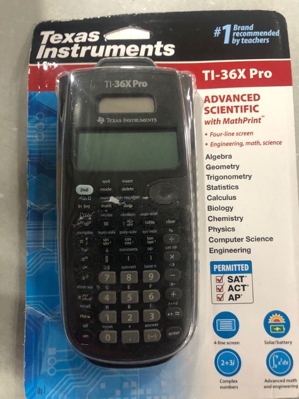 Photo 2 of Texas Instruments TI-36X Pro Scientific Calculator