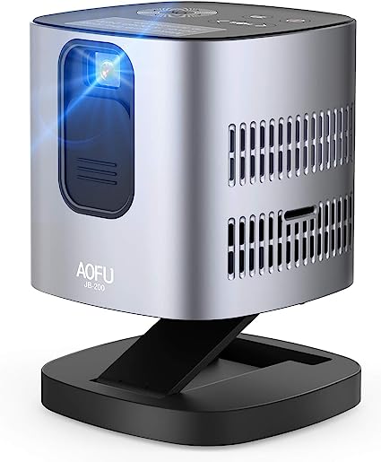 Photo 1 of Wi-Fi Smart Mini Projector, 150 ANSI Lumens Portable Projector, Native 720p Full HD Resolution, Movie Projector, 110 Inch Picture, Outdoor or Home Projector, Conference Equipment
