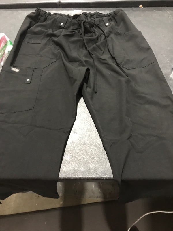 Photo 2 of [Size L] Dickies Women's Drawstring Work Pants with Pockets- Black