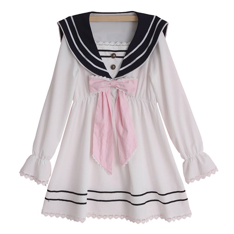 Photo 1 of [Size XL] Sailor Dress Kawaii Japanese School Girl Anime Sailor Uniform Outfit