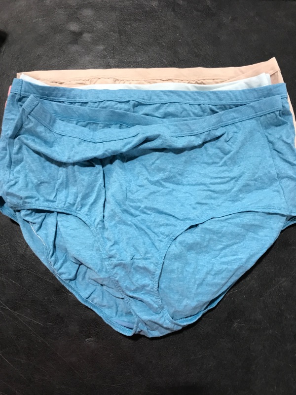 Photo 2 of [Size 11] Fit for Me Women's Undies- 10pack Asst Colors