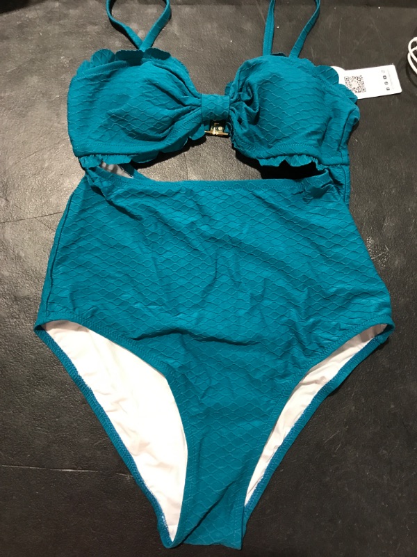 Photo 1 of [Size M] Ladies 1 pc Swimsuit- Teal