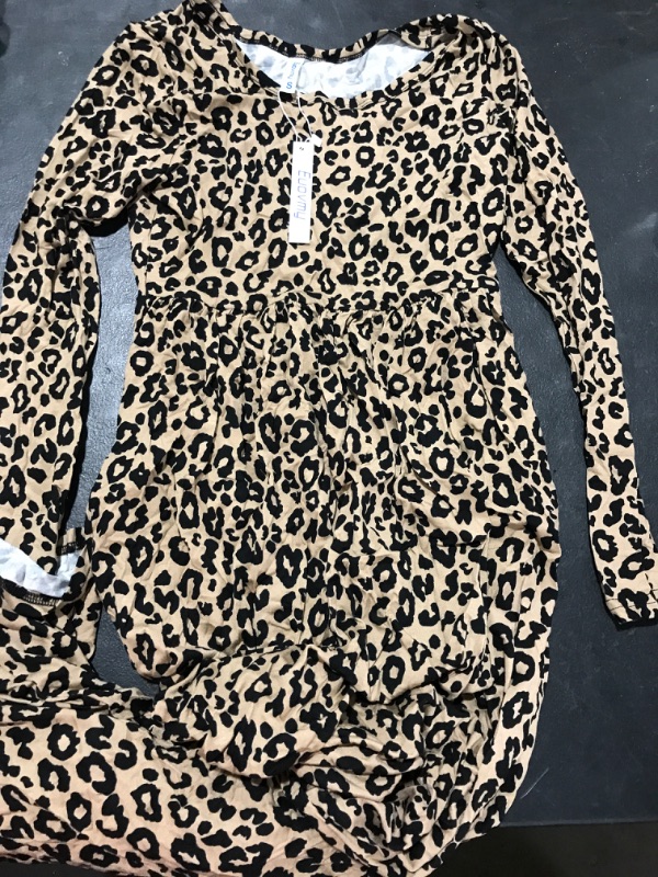 Photo 1 of [Size S] Ladies Long Sleeve Animal Print Dress