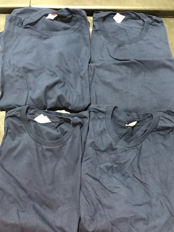 Photo 1 of [Size XL] Hanes Mens Classic Tee- Navy - 4pk