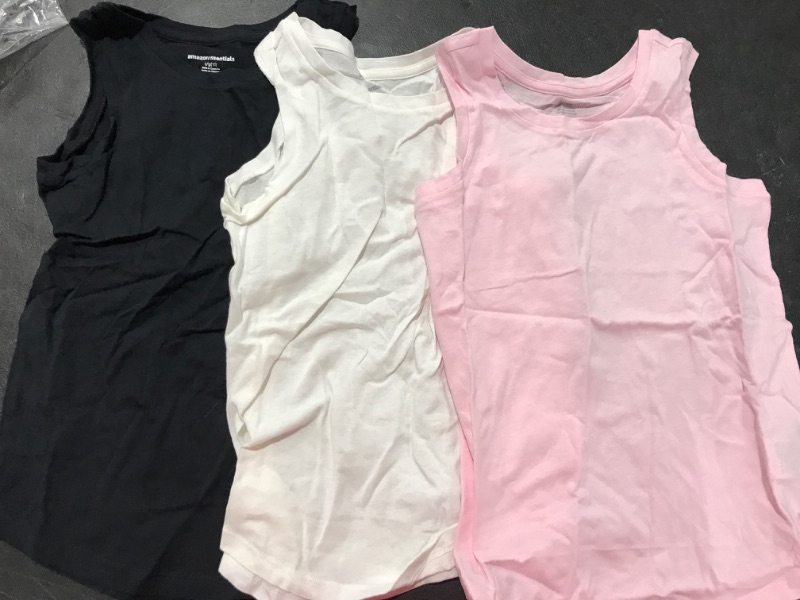 Photo 1 of [Size Large 9-10] 3 pack of Girls Tank Tops- Pink, White and Black