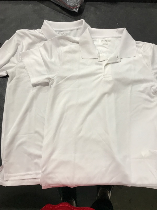 Photo 1 of [Size XL] Childrens Uniform Shirts- White- 2 Pack