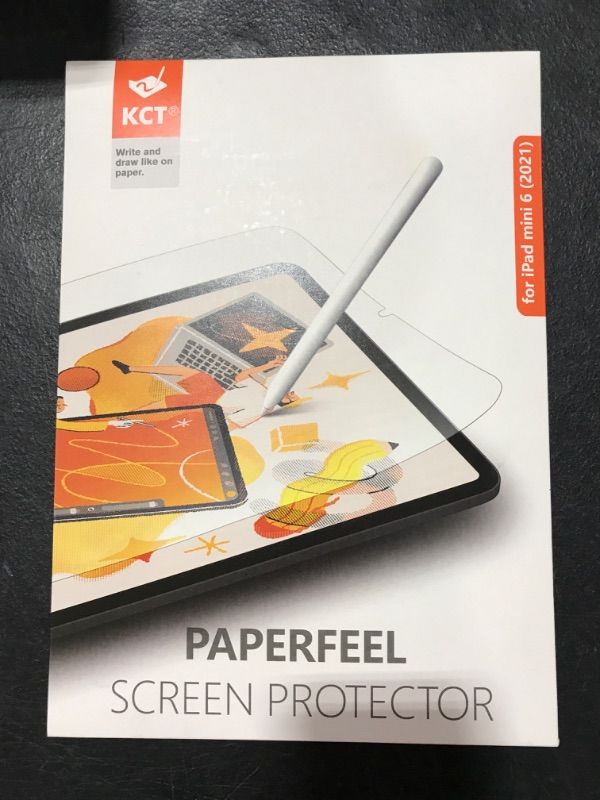 Photo 2 of KCT [3+2 PACK] Paperfeel Screen Protector Compatible with iPad Mini 