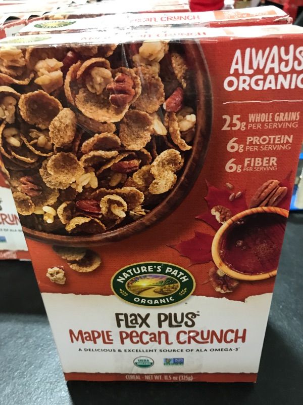 Photo 2 of [Set of 2] Nature's Path Organic Flax Plus Cereal Maple Pecan Crunch 11.5 Oz
