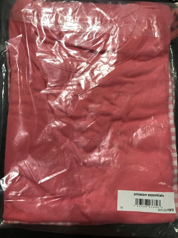 Photo 1 of [Size M] Amazon Essentials Women's Poplin Sleep Tee and Pant Set- Pink