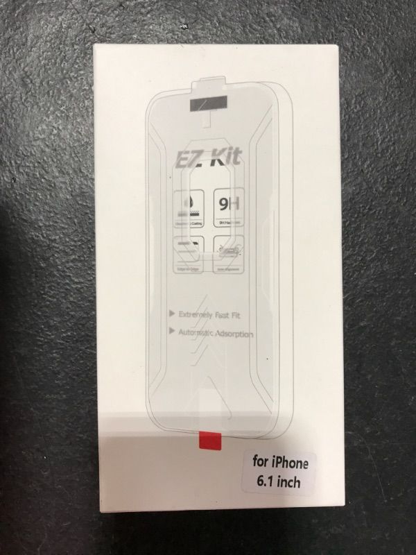 Photo 1 of [Compatable with iPhone 14] KCT 2+2 Pack Tempered Glass Screen Protector Compatible with iPhone 14, 6.1 inch and Camera Lens Protector, with Easy Installation Kit, High Definition, 9H Hardness, Scratch Resistant 
