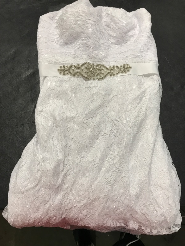 Photo 2 of [Size 12] Likedpage Women's Lace Mermaid Bridal Wedding Dresses 12 White