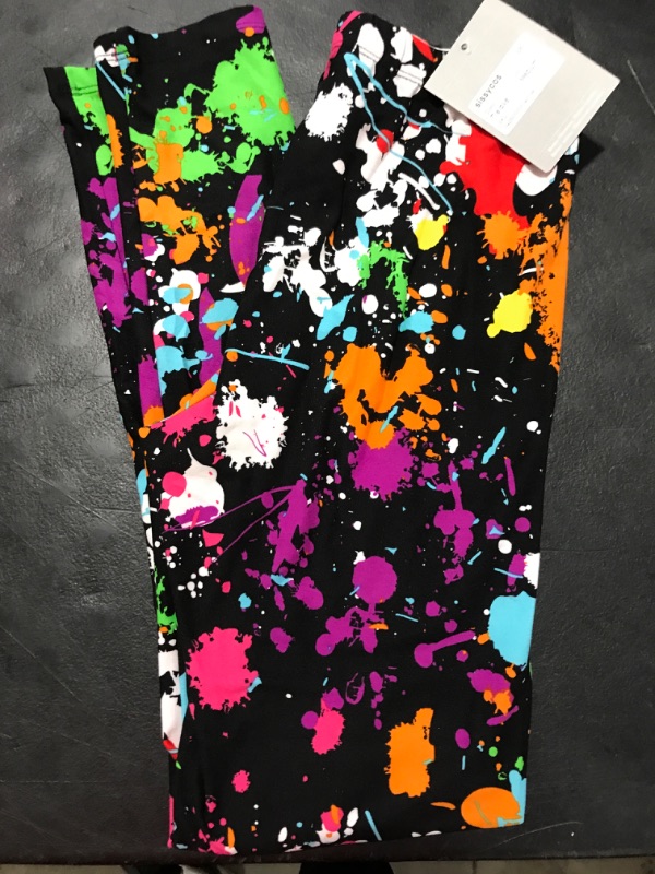 Photo 1 of [Size M] Leggings- Tie Dye Paint Splat